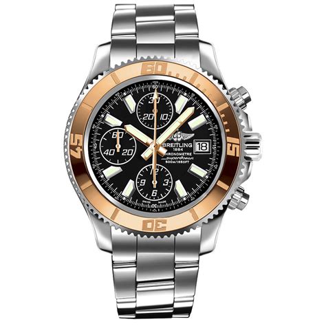 breitling superocean chronograph rose gold|breitling super ocean.